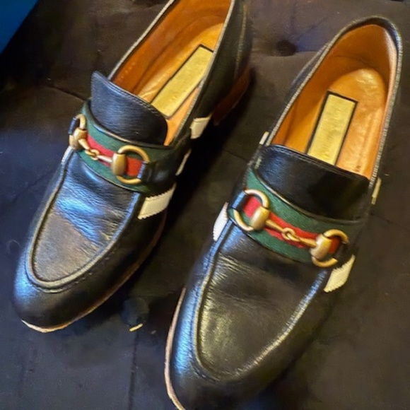 Gucci Adidas leather loafers size 38 - Picture 1 of 11